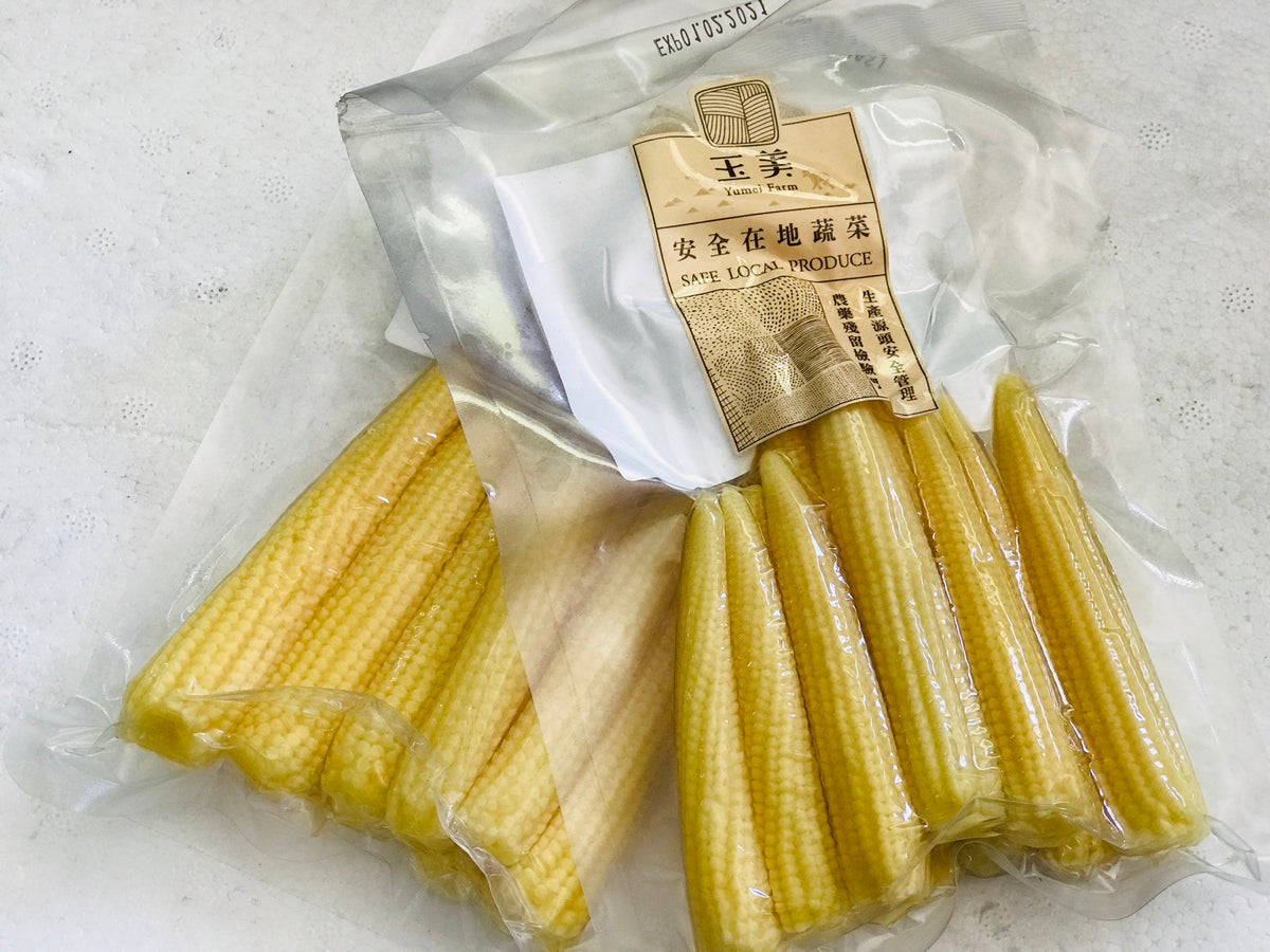 Steamed Baby Corn 100g*4pk (Ready to Eat) 玉美玉米筍 100g*4包/份 Combo Market